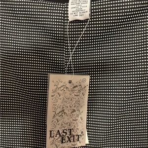 Last Exit Black & White Patterned Pants